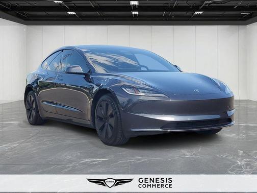 Stealth Gray 2025 Tesla Model 3 Long Range