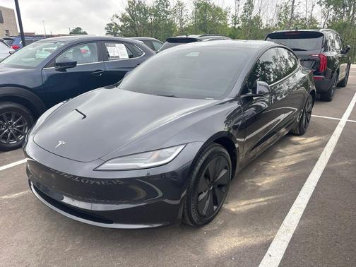 Stealth Gray 2025 Tesla Model 3 Long Range
