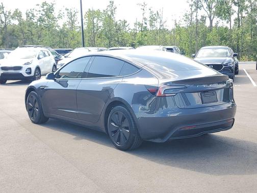 Stealth Gray 2025 Tesla Model 3 Long Range