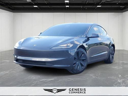 Stealth Gray 2025 Tesla Model 3 Long Range