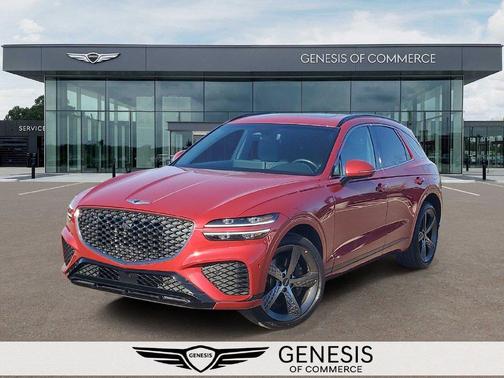Red 2024 Genesis GV70 3.5T Sport