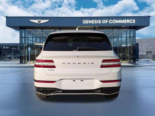 Alta White 2026 Genesis GV80 3.5T Prestige Black