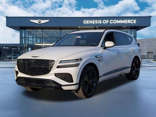 Alta White 2026 Genesis GV80 3.5T Prestige Black