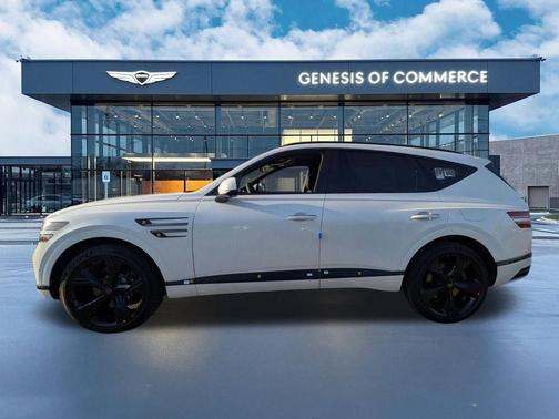 Alta White 2026 Genesis GV80 3.5T Prestige Black