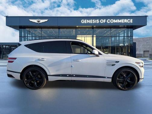 Alta White 2026 Genesis GV80 3.5T Prestige Black