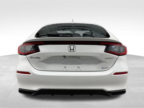 Platinum White Pearl 2026 Honda Civic Hybrid Sport