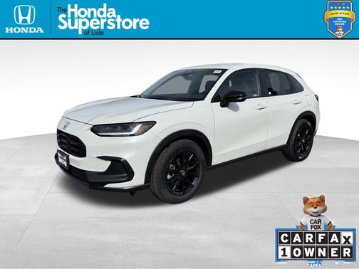 Platinum White Pearl 2024 Honda HR-V Sport