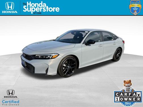 Gray 2025 Honda Civic Sport