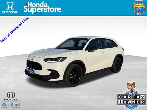 Platinum White Pearl 2024 Honda HR-V Sport