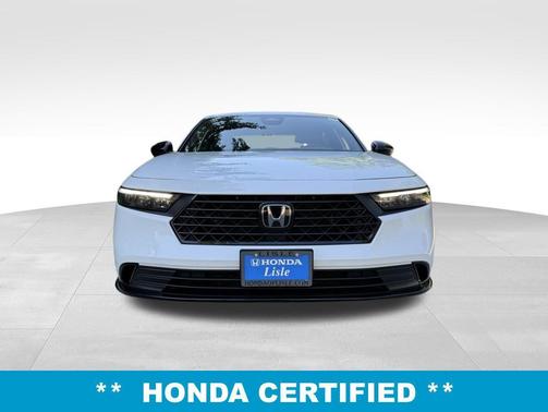 Platinum White Pearl 2023 Honda Accord Hybrid Sport-L