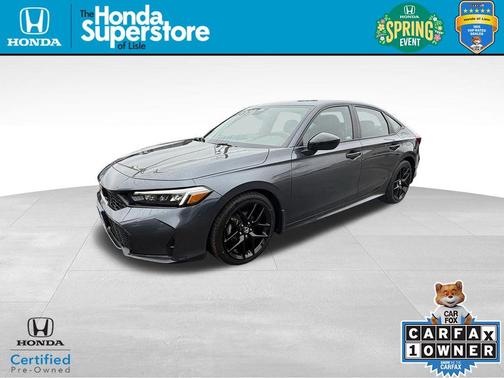 Gray 2026 Honda Civic Sport