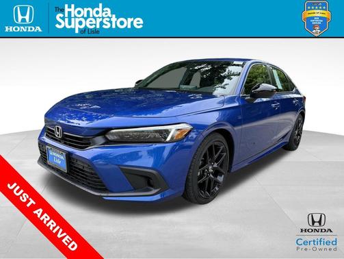 Aegean Blue Metallic 2023 Honda Civic Sport