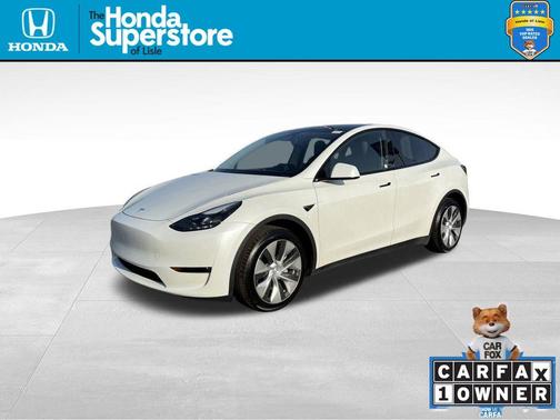 Pearl White Multi-Coat 2023 Tesla Model Y Long Range Dual Motor All-Wheel Drive