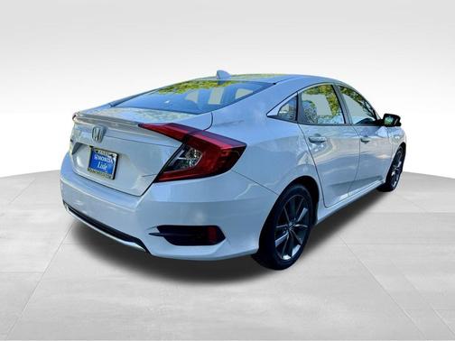 Platinum White Pearl 2019 Honda Civic EX-L