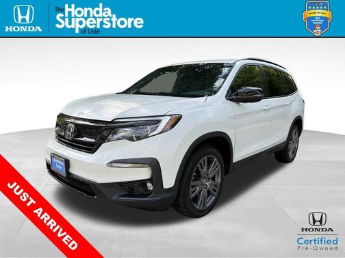 Platinum White Pearl 2022 Honda Pilot AWD Sport