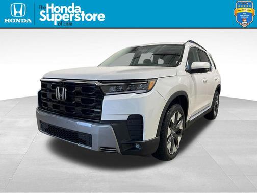 Platinum White 2026 Honda Pilot Touring 8-Passenger