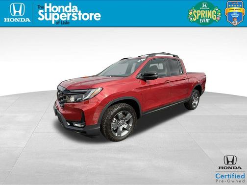 Radiant Red Metallic II 2024 Honda Ridgeline TrailSport