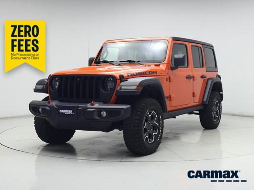 Orange 2023 Jeep Wrangler Unlimited Rubicon