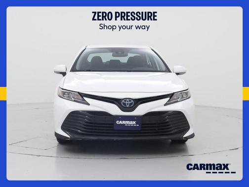 White 2020 Toyota Camry Hybrid LE