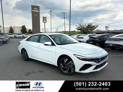 White 2026 Hyundai ELANTRA Limited