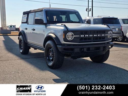 ICONIC SILVER METALLIC 2022 Ford Bronco Black Diamond