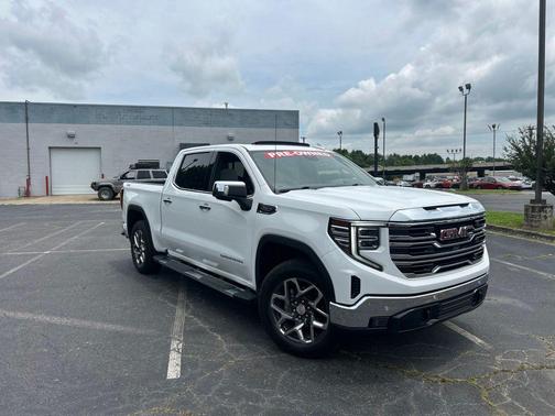 Summit White 2025 GMC Sierra 1500 SLT