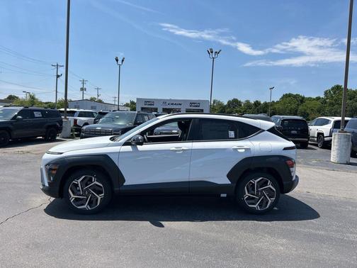Atlas White 2026 Hyundai KONA SEL Premium
