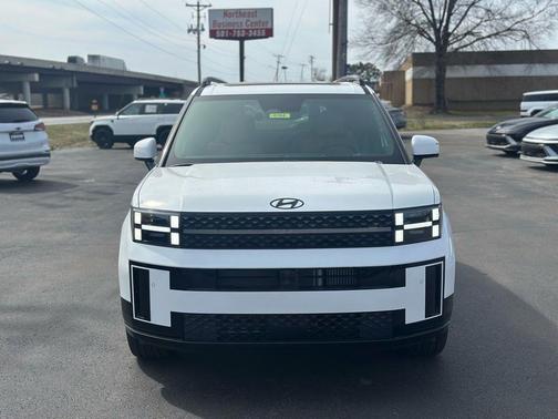 Serenity White 2026 Hyundai SANTA FE HEV Calligraphy