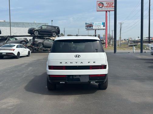 Serenity White 2026 Hyundai SANTA FE HEV Calligraphy
