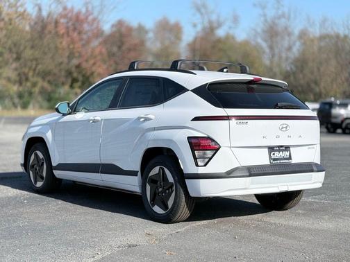 Atlas White 2025 Hyundai KONA EV SEL