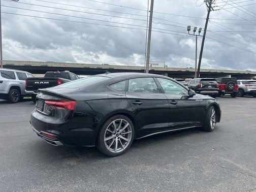 Brilliant Black 2025 Audi A5 Sportback 45 S Line Premium