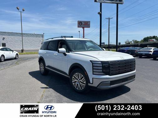 Creamy White Pearl 2026 Hyundai Palisade Hybrid SEL 7P