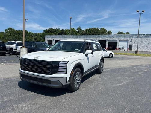 Creamy White Pearl 2026 Hyundai Palisade Hybrid SEL 7P