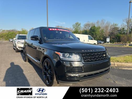 Santorini Black 2017 Land Rover Range Rover 5.0L Supercharged