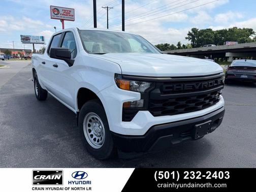 Summit White 2023 Chevrolet Silverado 1500 WT