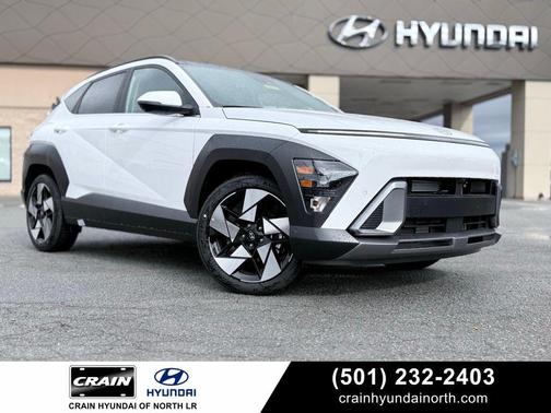 Atlas White 2026 Hyundai KONA Limited