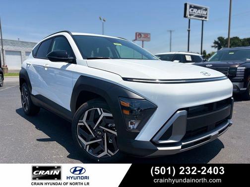 Atlas White 2026 Hyundai KONA SEL Premium