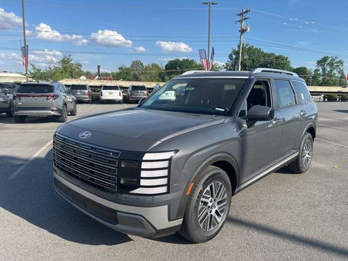 Ecotronic Gray Pearl 2026 Hyundai Palisade Hybrid Blue SEL 7P