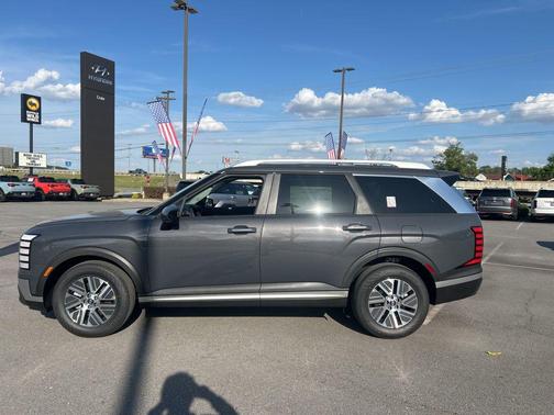 Ecotronic Gray Pearl 2026 Hyundai Palisade Hybrid Blue SEL 7P