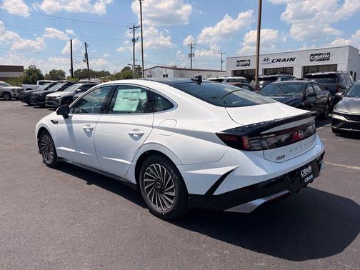 White 2026 Hyundai SONATA Hybrid Limited