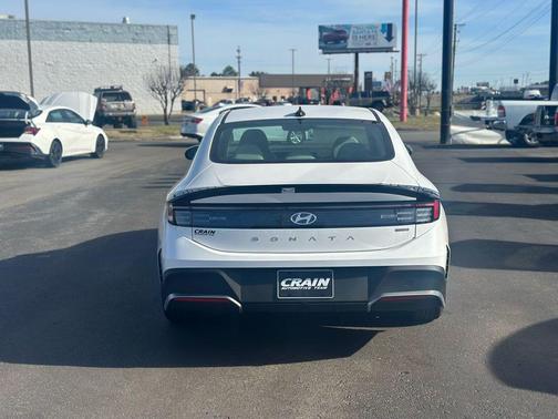 Serenity White 2026 Hyundai SONATA Hybrid Base