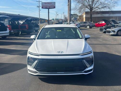Serenity White 2026 Hyundai SONATA Hybrid Base