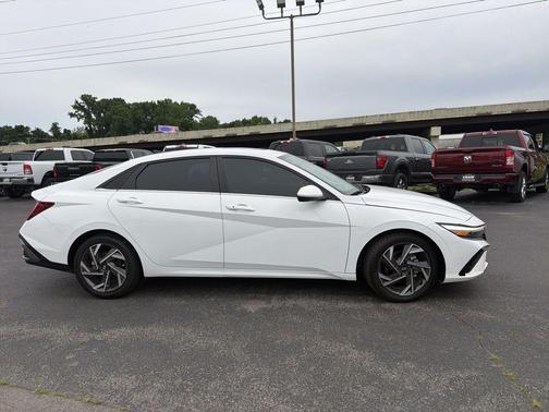 Serenity White 2024 Hyundai ELANTRA SEL