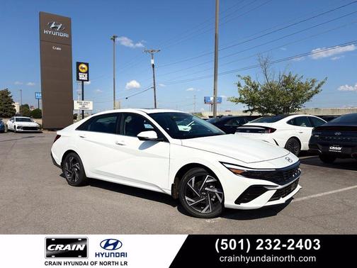 White 2026 Hyundai ELANTRA Limited