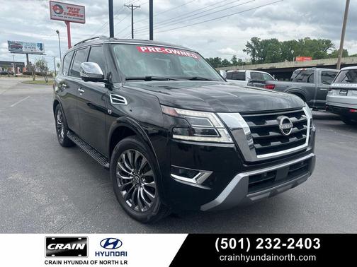 Super Black 2022 Nissan Armada Platinum 2WD