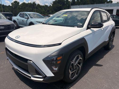 Atlas White 2026 Hyundai KONA SEL Premium