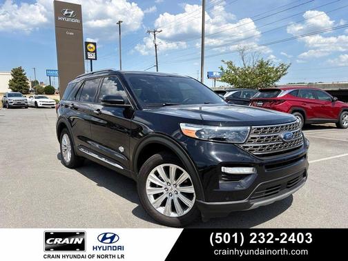 Agate Black Metallic 2021 Ford Explorer King Ranch