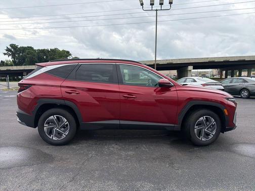 Ultimate Red 2025 Hyundai TUCSON Hybrid Blue