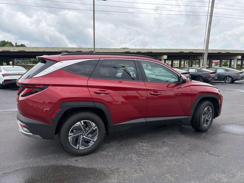 Ultimate Red 2025 Hyundai TUCSON Hybrid Blue