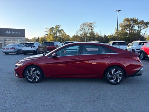 Red 2025 Hyundai ELANTRA Limited